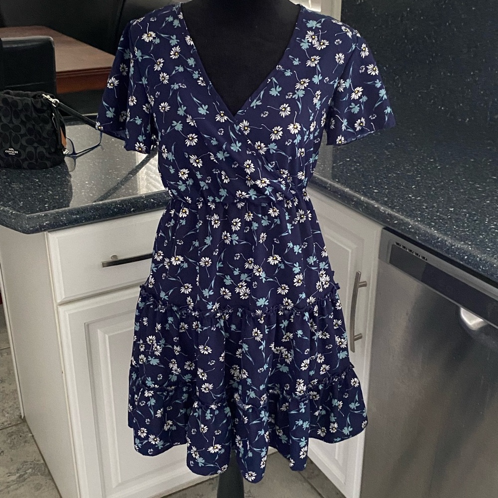Floral V-Neck Dress